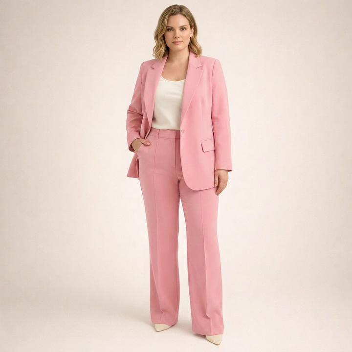 Priya | Elegant Suit Set with Flared Pants