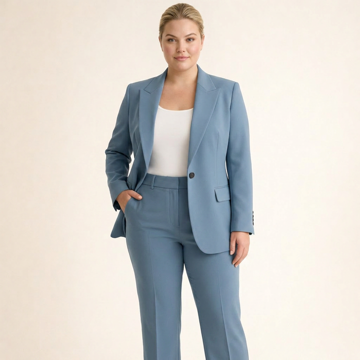 Priya | Elegant Suit Set with Flared Pants