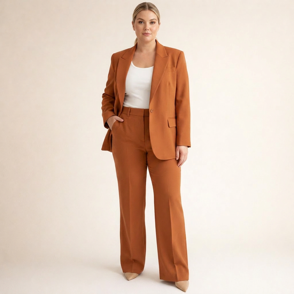 Priya | Elegant Suit Set with Flared Pants