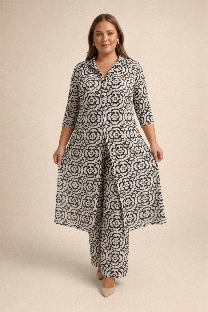 Eleni | Patterned Dress