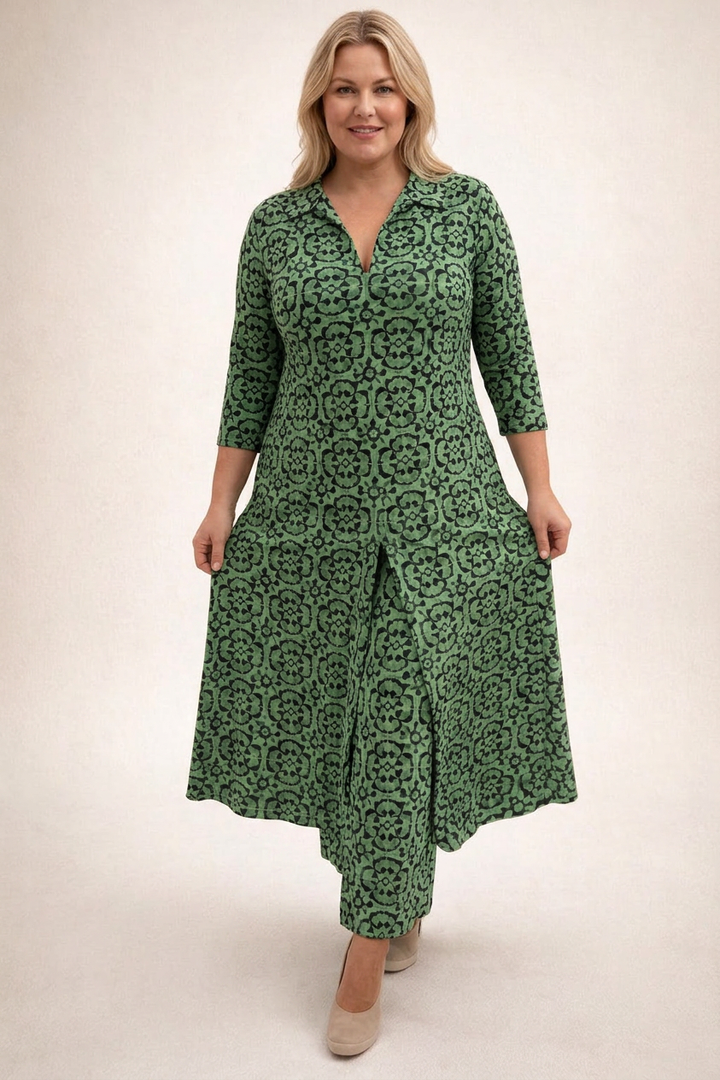 Eleni | Patterned Dress