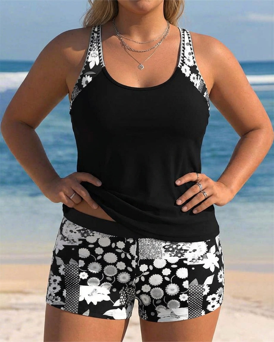 Freya | Two-Piece Swimsuit with Comfortable Fit and Floral Beach Style