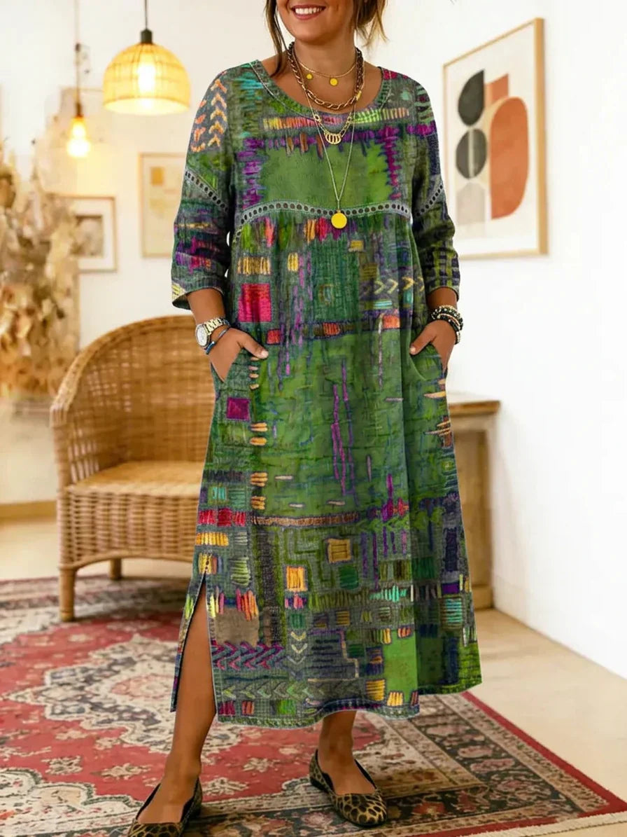 Kit | Printed Midi Dress
