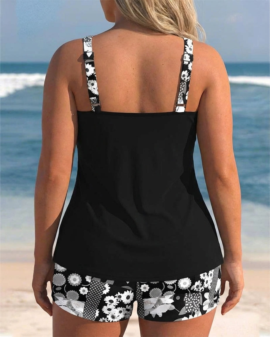 Freya | Two-Piece Swimsuit with Comfortable Fit and Floral Beach Style