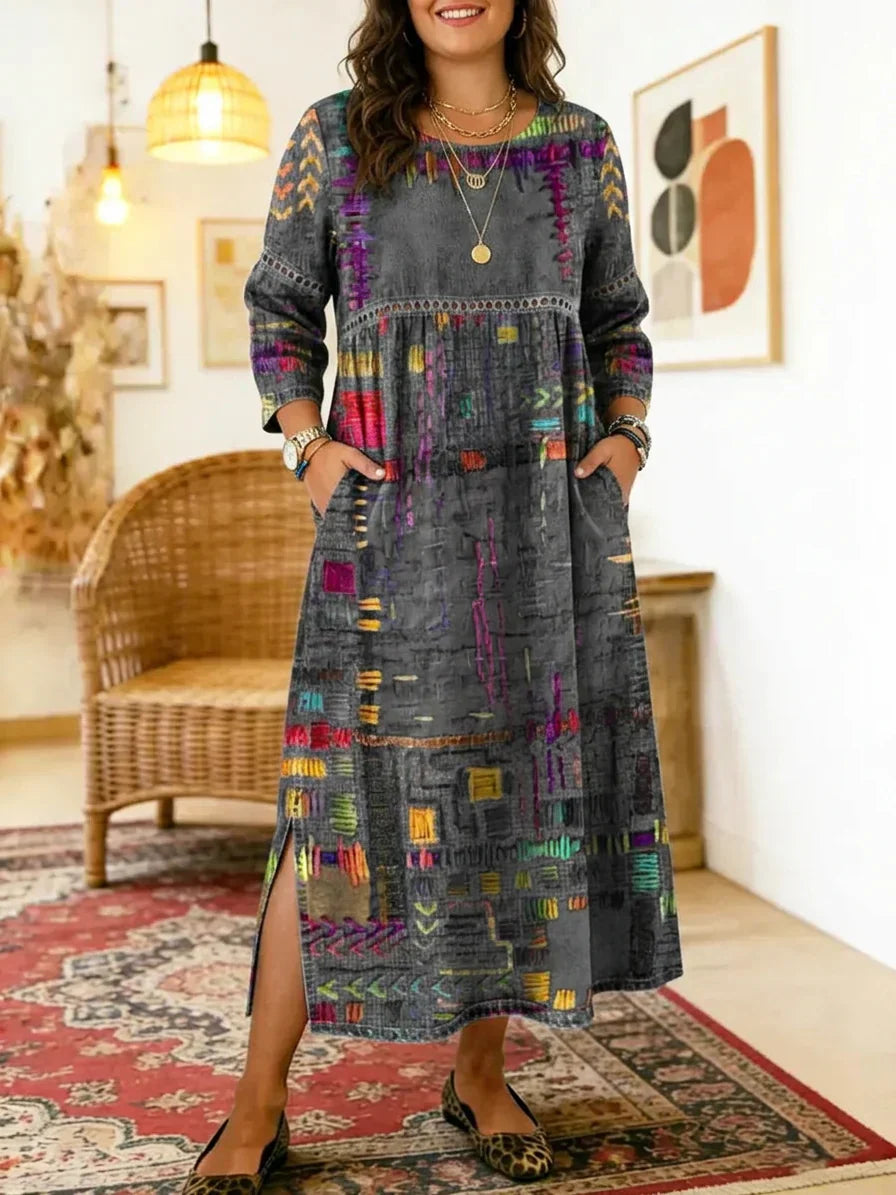 Kit | Printed Midi Dress