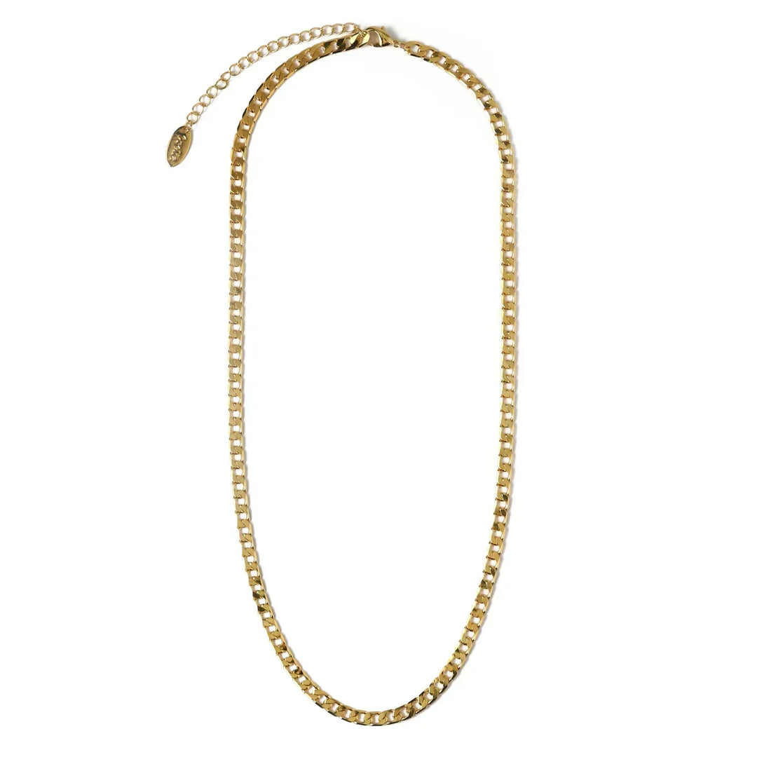 Tova Link Curb Chain Necklace | Gold