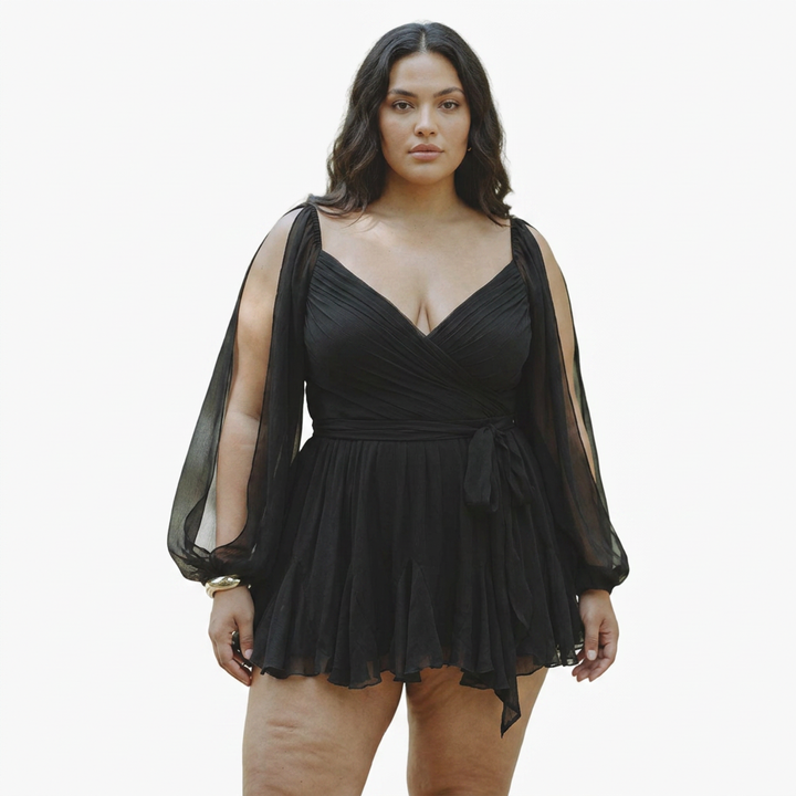 Hedda | Mini Dress with Balloon Sleeves