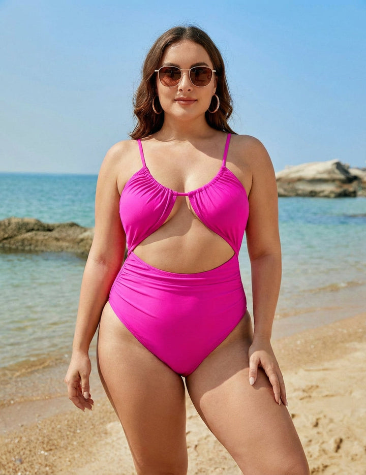 Nia | One-Piece Monokini with Cut-Outs and Tummy Control