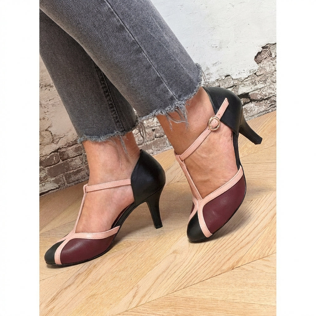 RETRO T-BAR HEELS