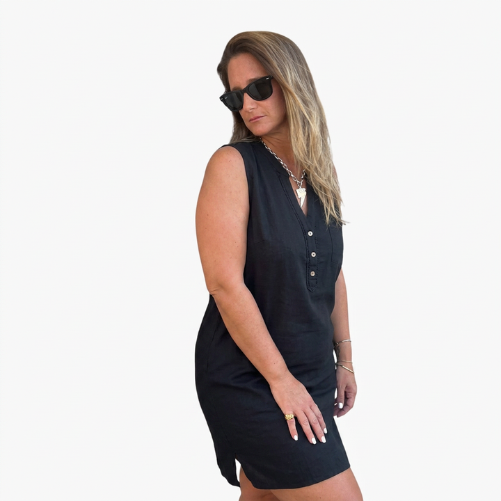 Imogen | Sleeveless V-Neck Dress