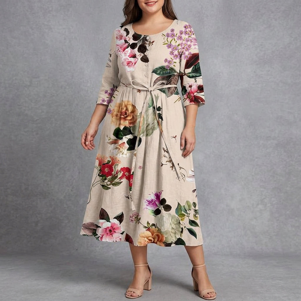 Verity | Elegant Floral Dress