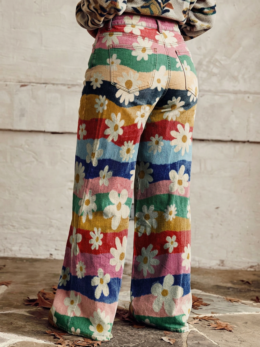 Maeve - Elegant Floral Pants