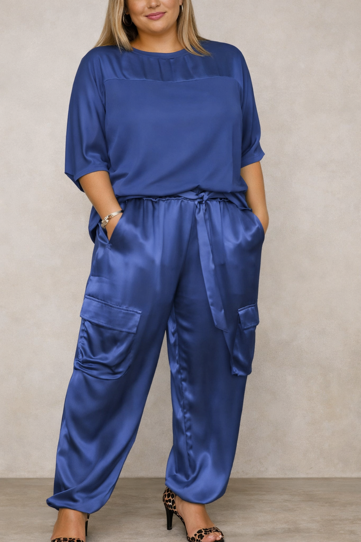 Faye - Silky Soft Cargo Lounge Set