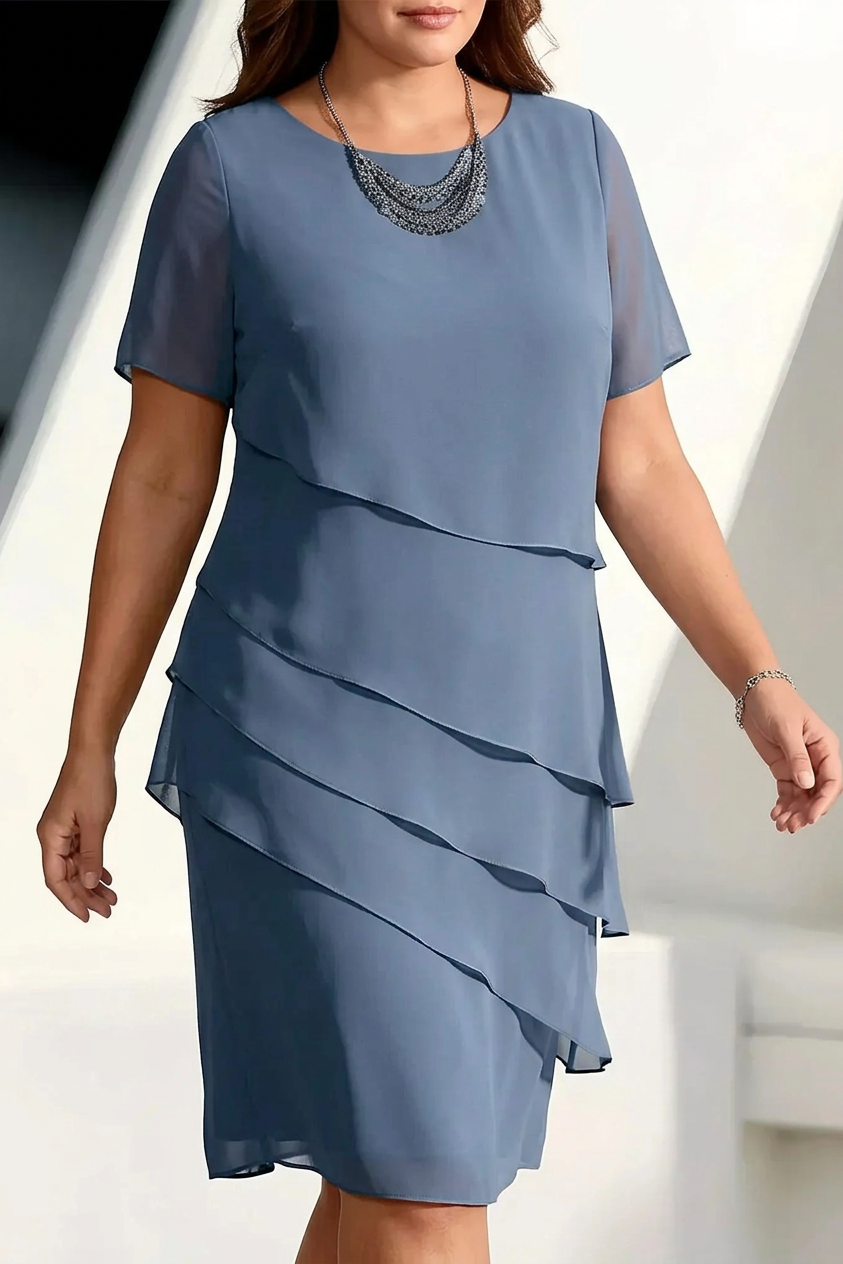Carys | Elegant Comfort Ruffle Dress