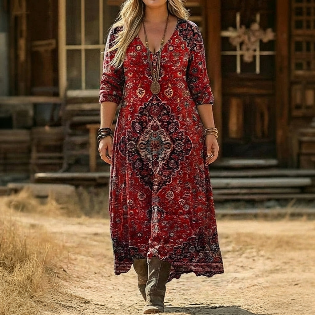 Winslow | Vintage-Inspired Long Sleeve Casual Dress