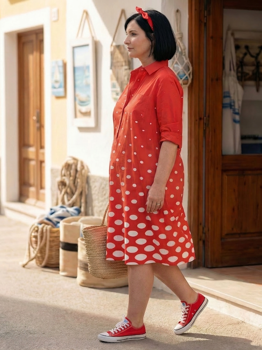 Frankie | Bright Day Dot Dress