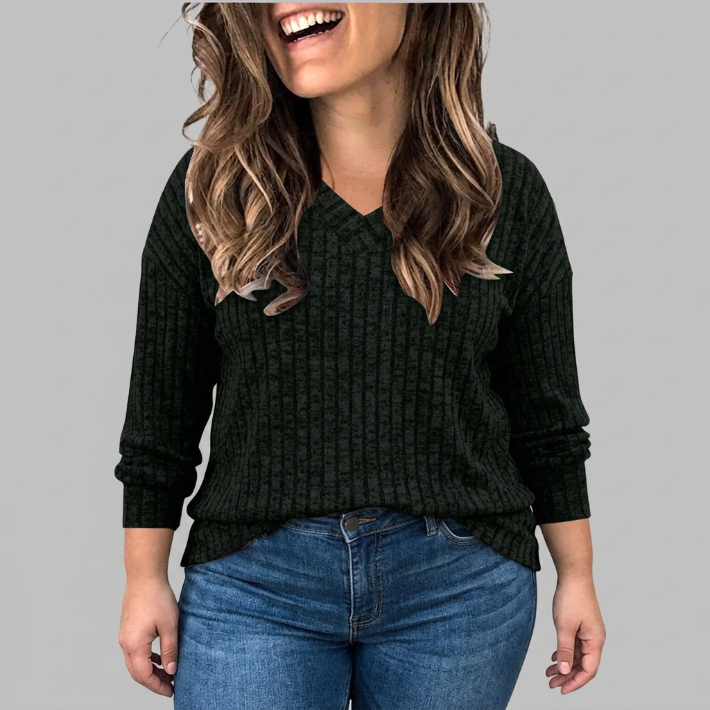 Opaline | V-Neck Long Sleeve Top