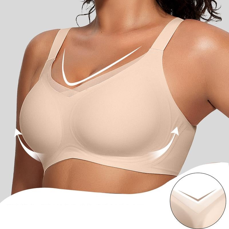 Amara Bra with Mesh Neckline