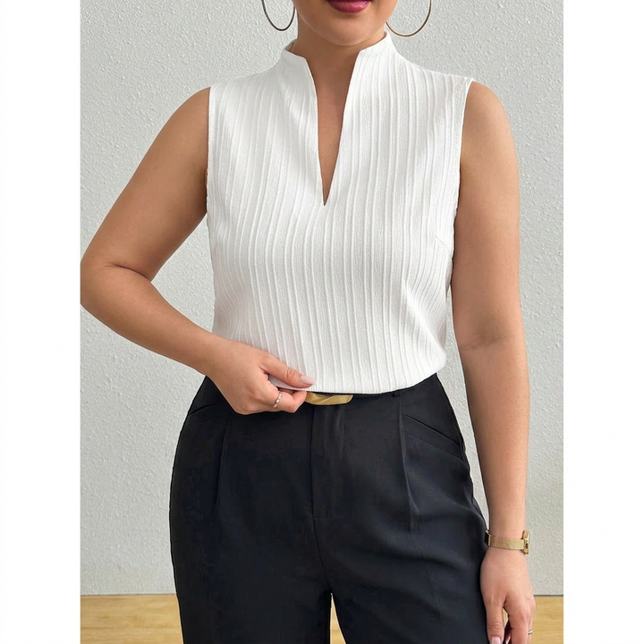 Monroe | Striped Sleeveless Top
