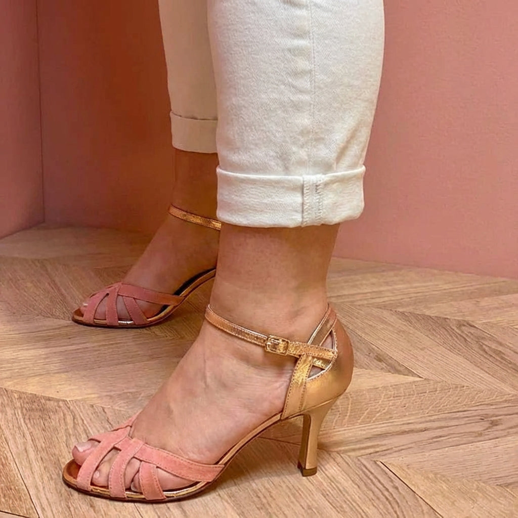 HIGH HEEL SANDALS WITH STRAPS