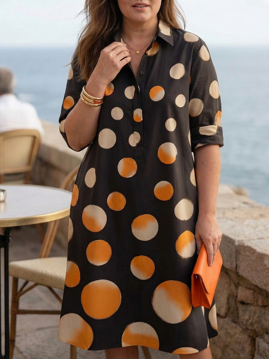 Anaïs | Sunset Dot Dress