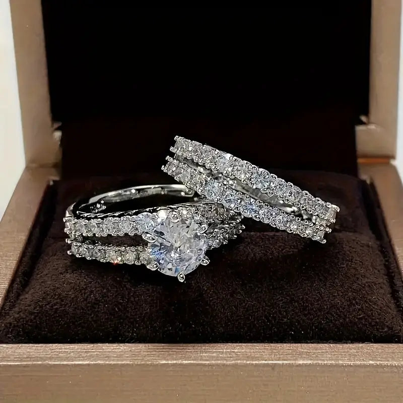Saoirse Radiance Ring Set | Gold