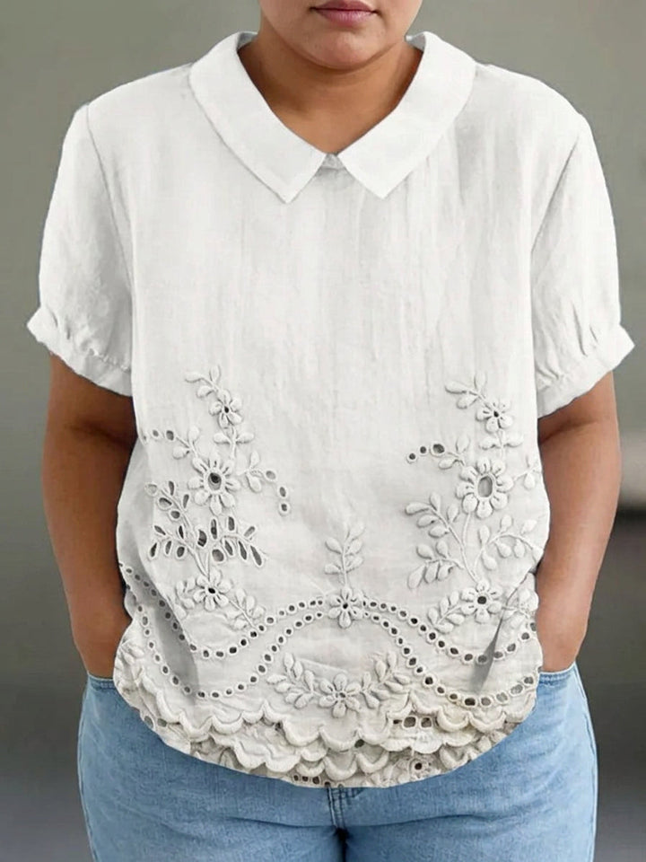 Anaïs | Embroidered Floral Shirt