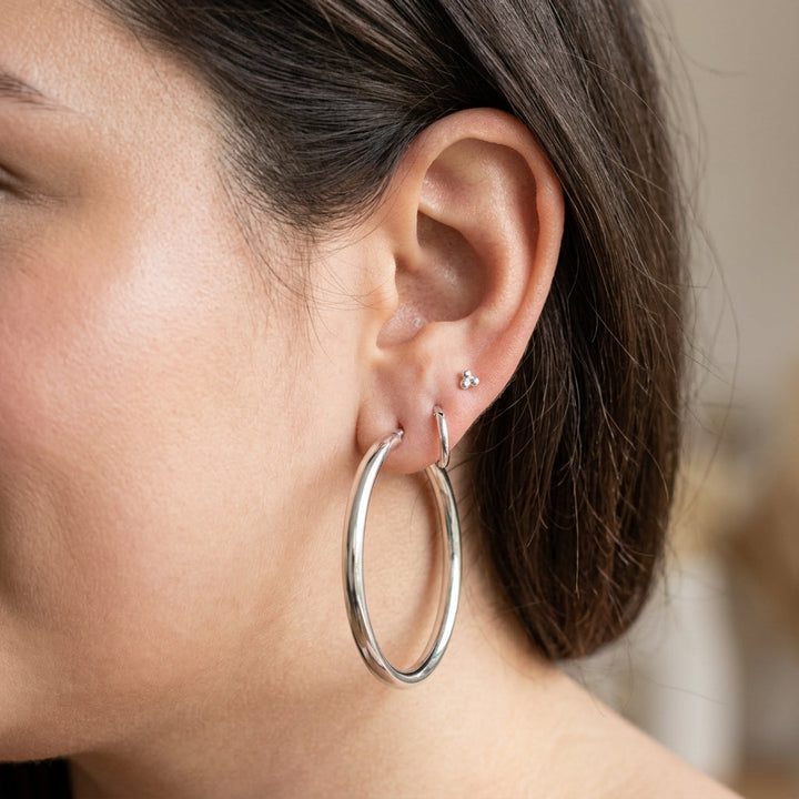 Wren Serane Earrings | White Gold