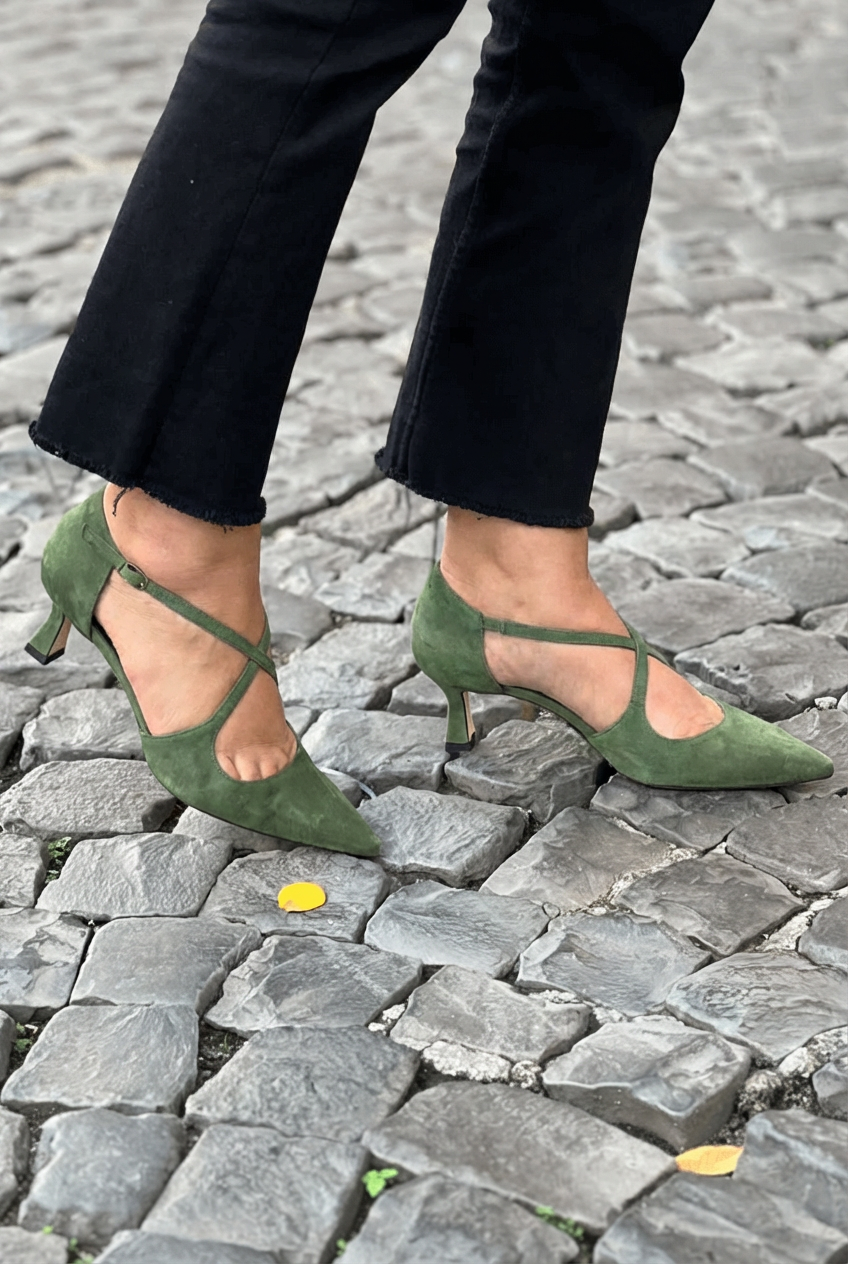 OLEANDER SLINGBACK WITH THIN STRAP