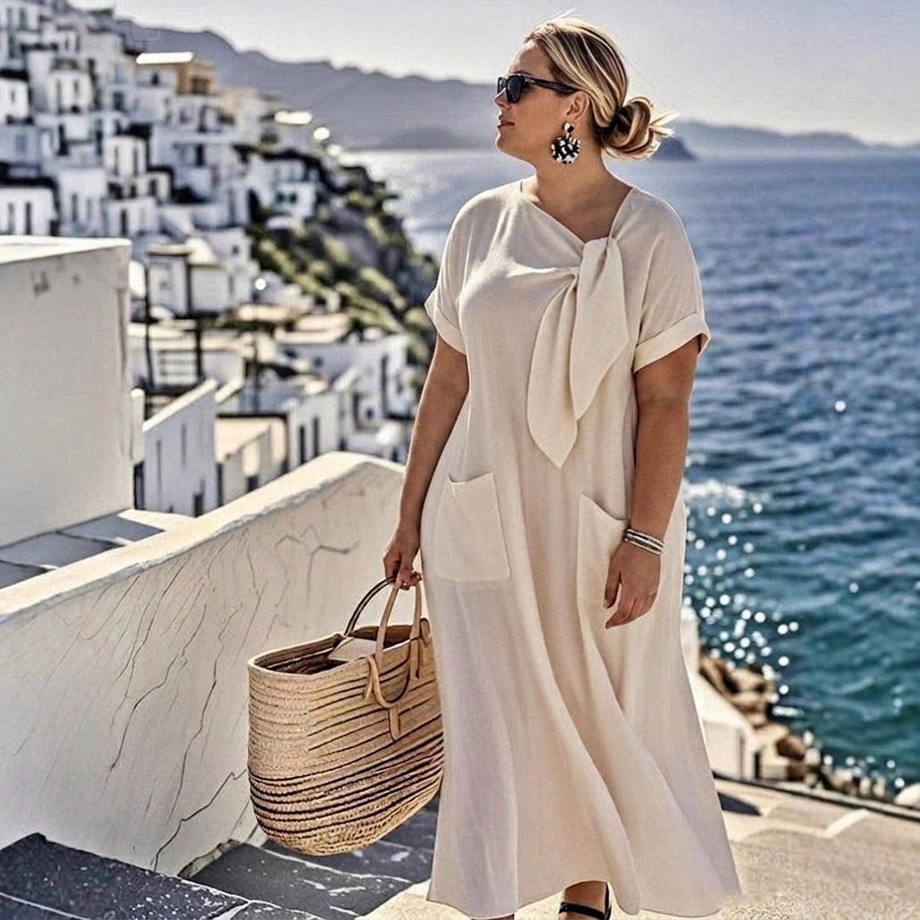 Adair Bow Maxi Dress: Effortless Everyday Elegance