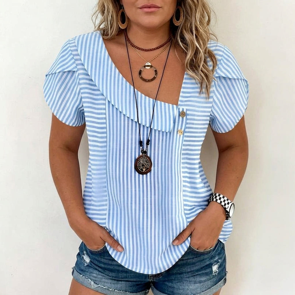 Dilys |  Casual Striped Blouse