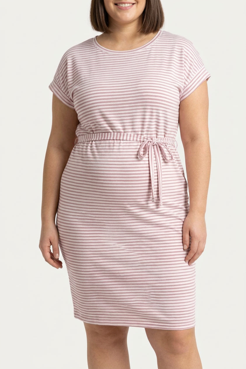 Seren - Airy Stripe Cotton Dress