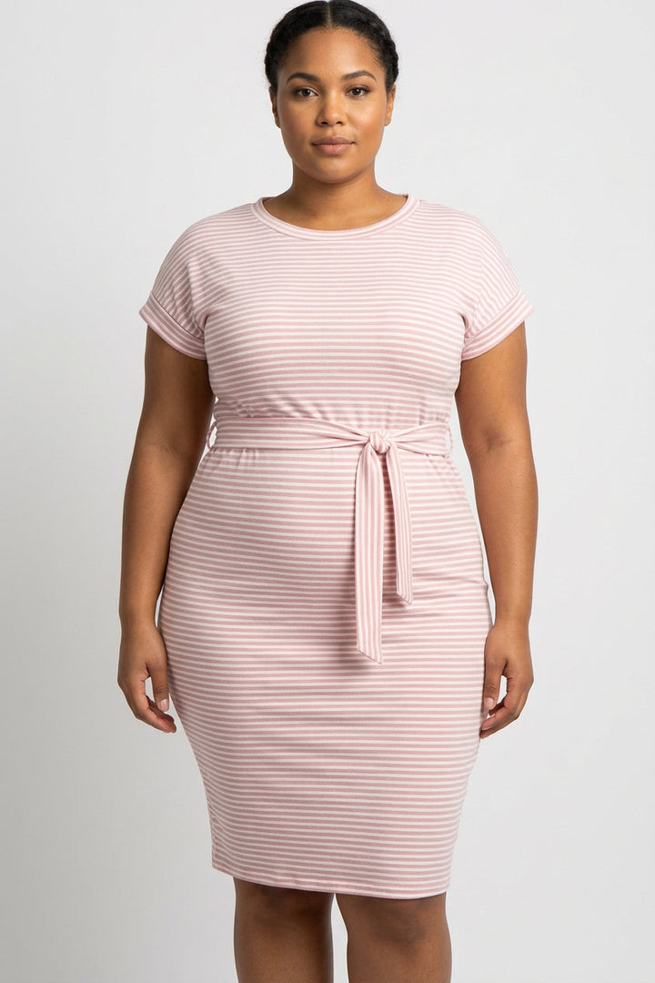 Seren - Airy Stripe Cotton Dress