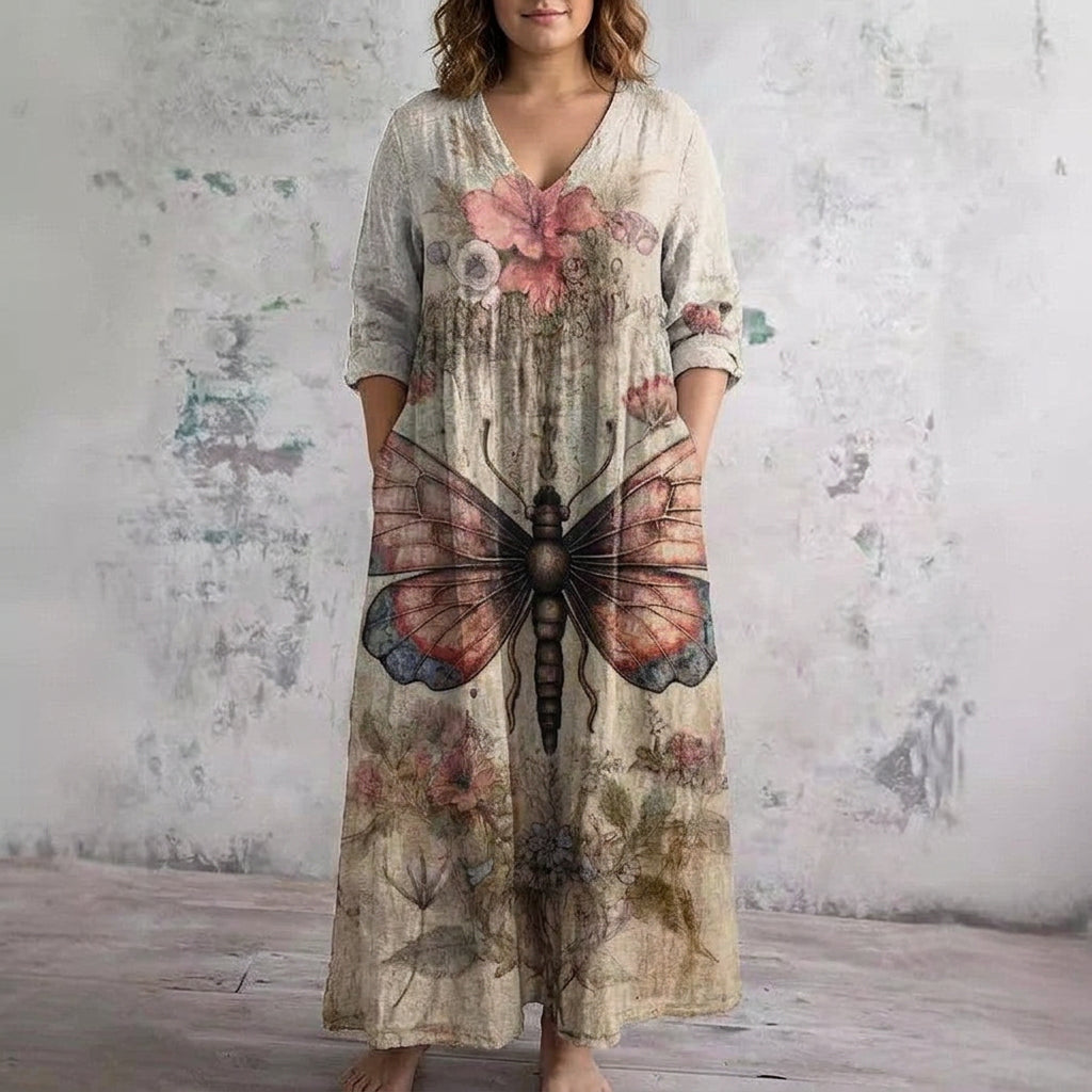 Ondine | Butterfly Bloom Maxi Dress