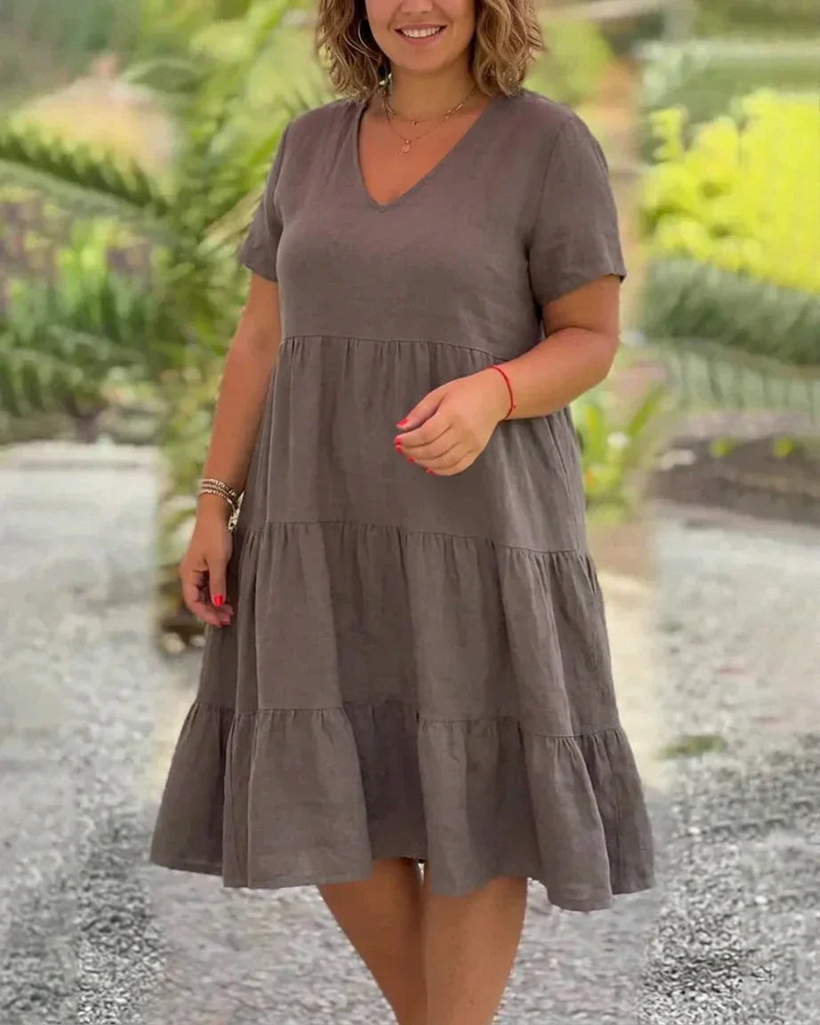 Beatrix - Casual Summer V-neck Dress