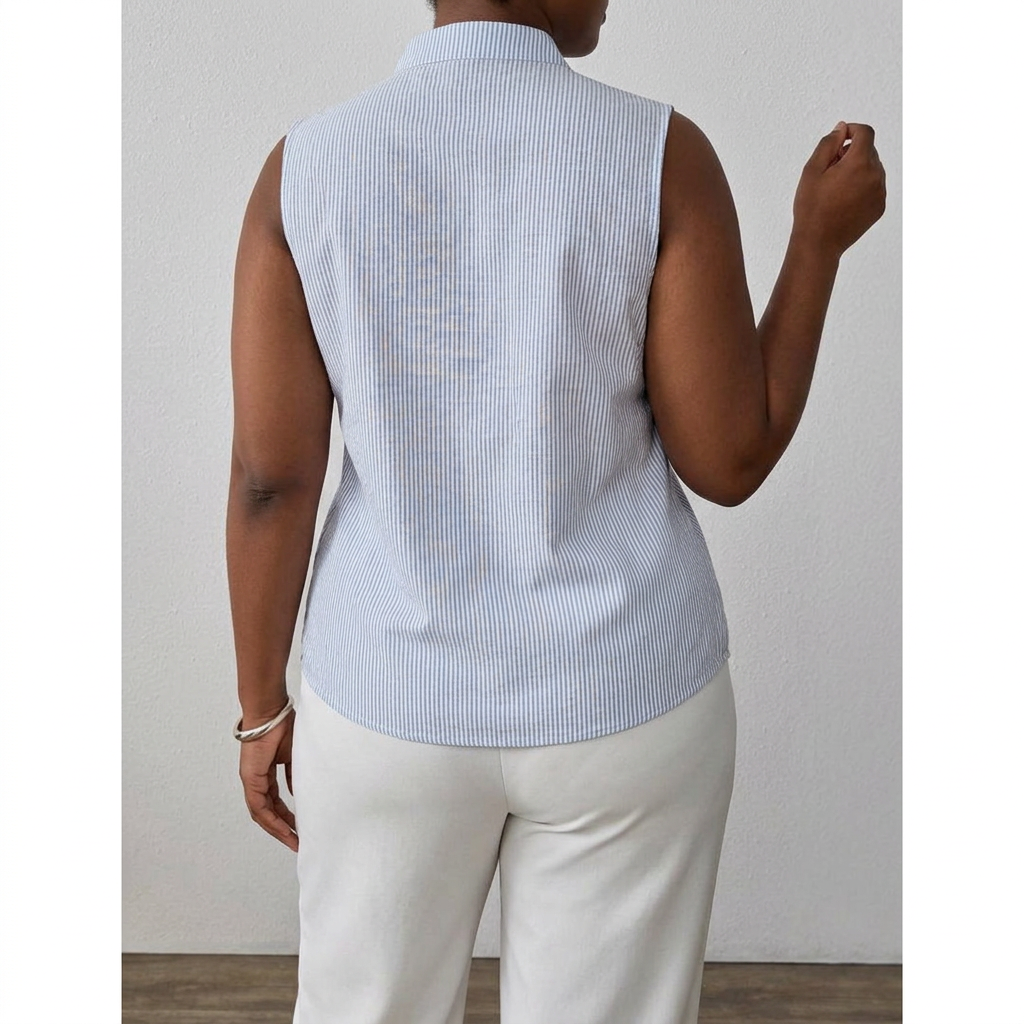 Monroe | Striped Sleeveless Top