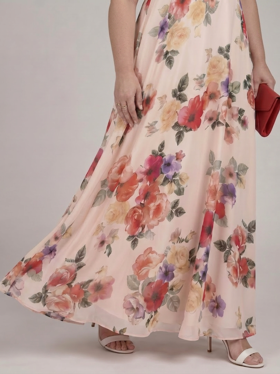 Ember | Sleeveless Flowing Skirt Maxi Dress