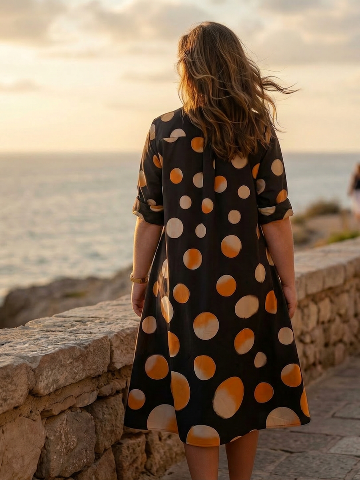 Anaïs | Sunset Dot Dress