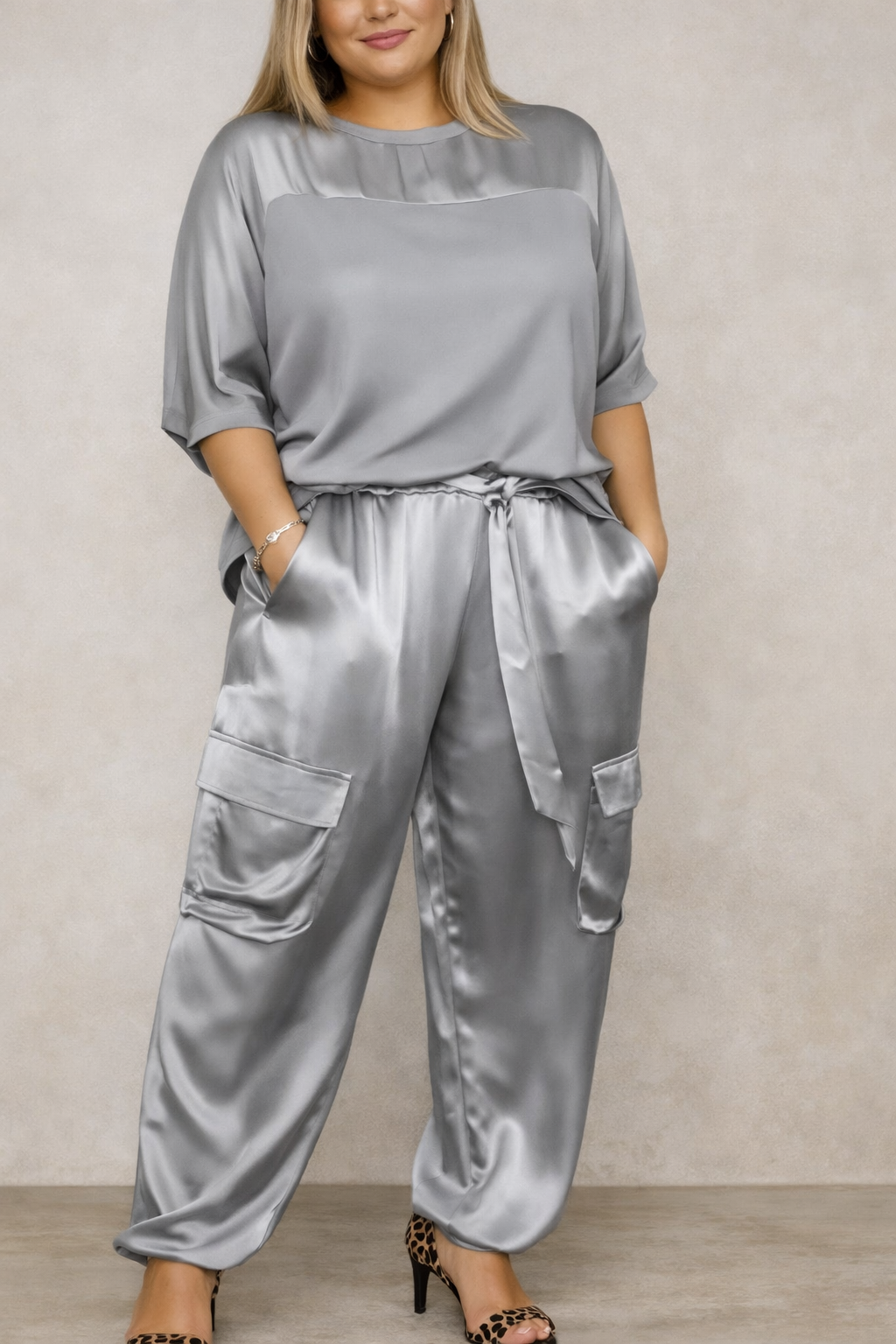 Faye - Silky Soft Cargo Lounge Set