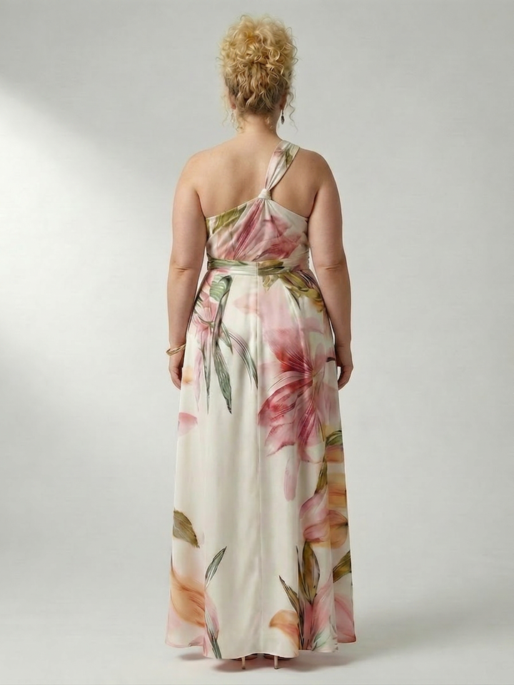 Rhea | Light Floral Maxi Dress