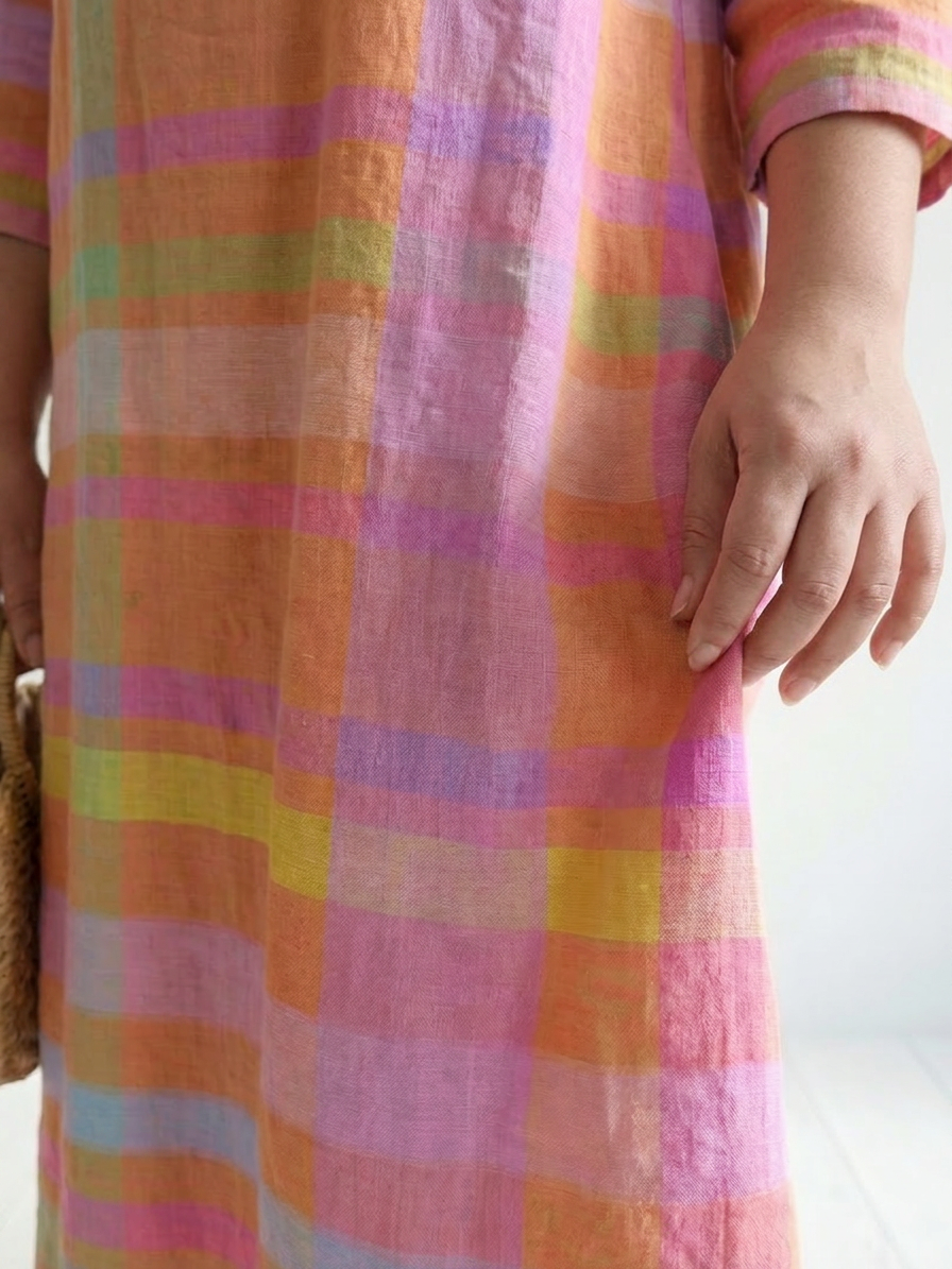 Jolie | Easy Drape Stripe Midi Dress
