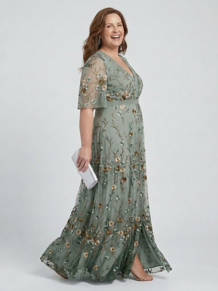 Ottilie | Halter Bloom Flow Maxi Dress