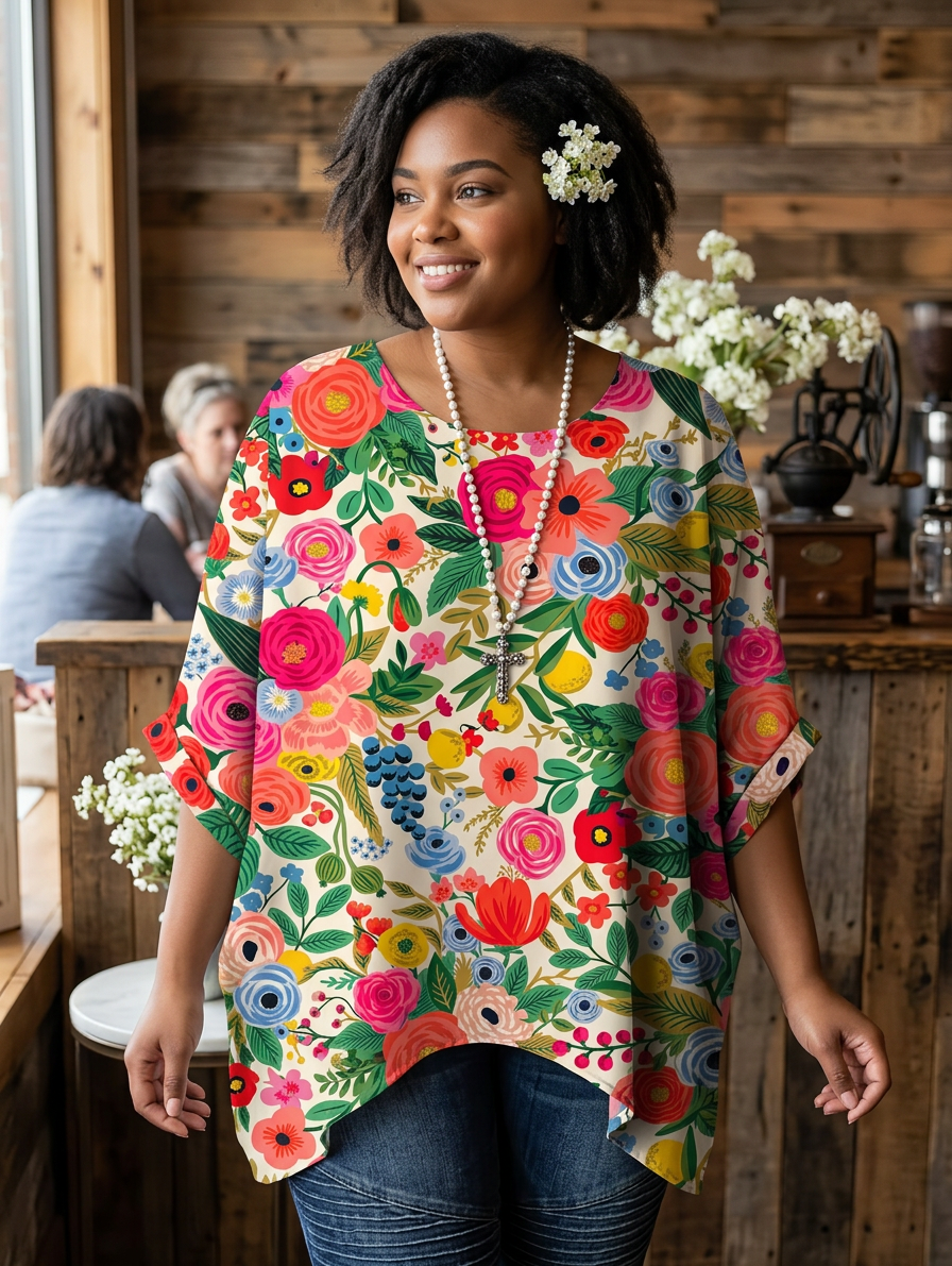 Fauna | Vintage Bohemian Floral Print Women&