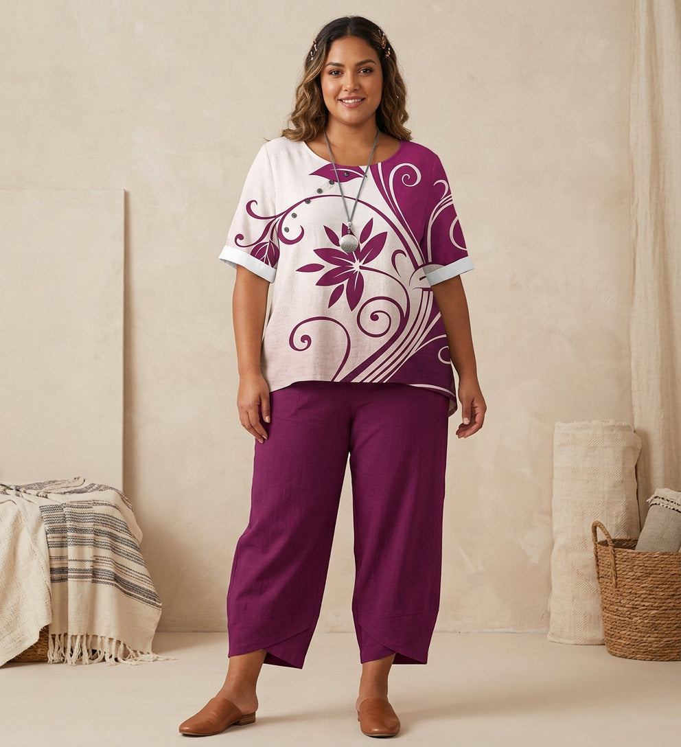 Zaina 3D Print Set: Effortless Casual Style