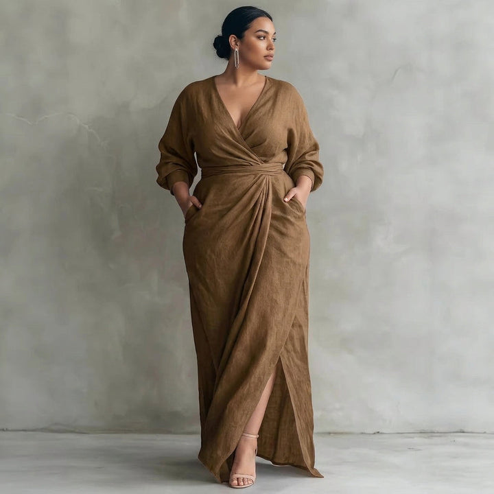 Petra Waist-Cinching Dress: Elegant Feminine Silhouette