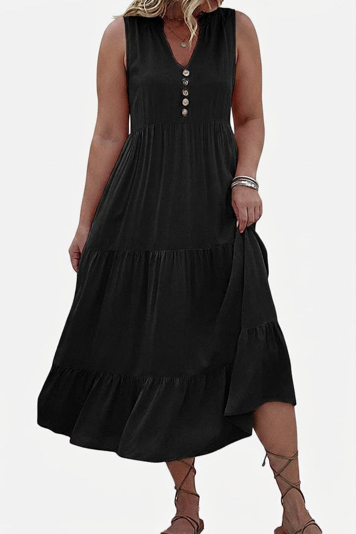 Calla - Tiered Midi Dress