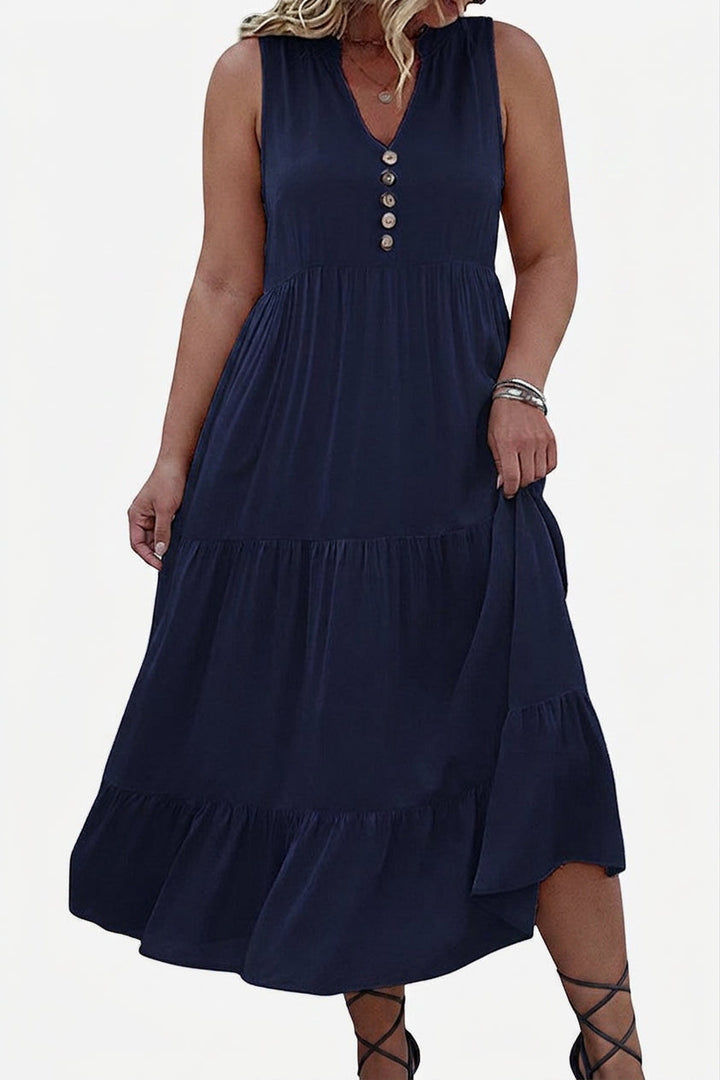 Calla - Tiered Midi Dress