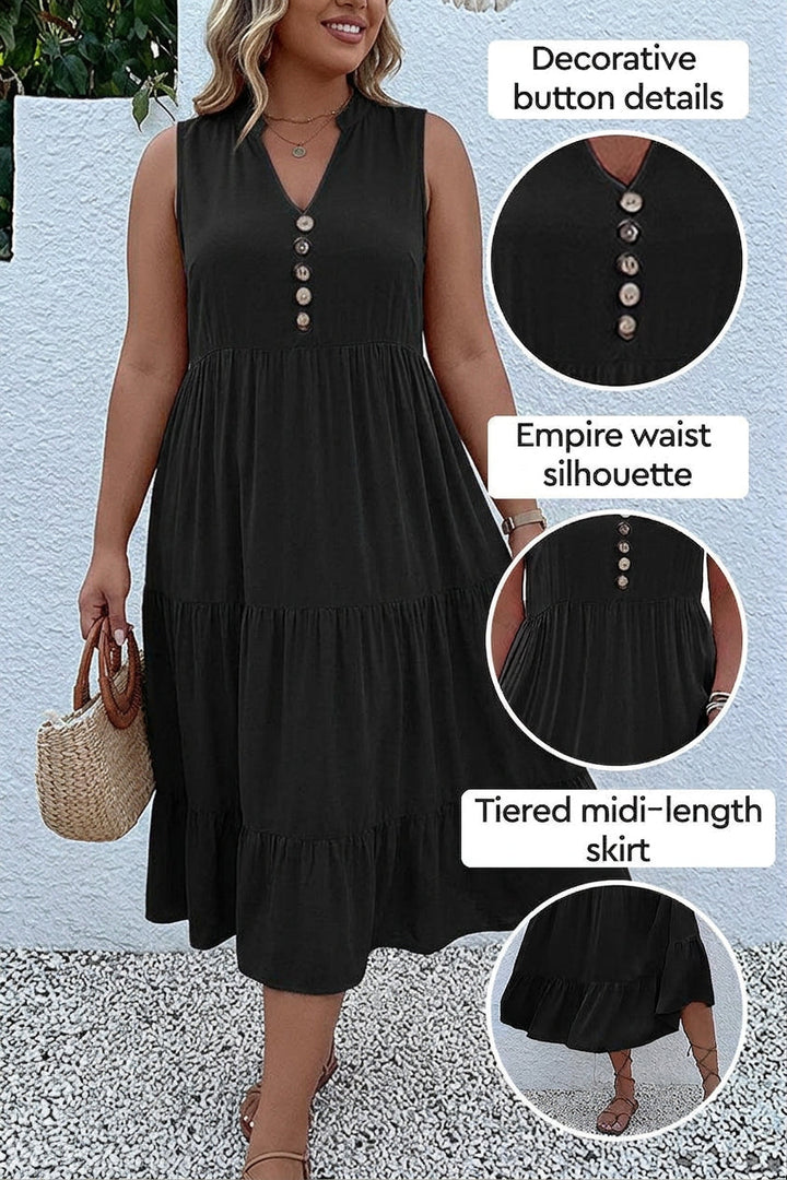 Calla - Tiered Midi Dress