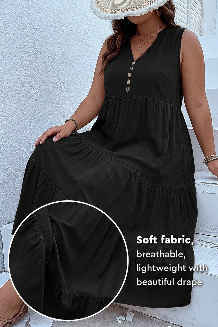 Calla - Tiered Midi Dress