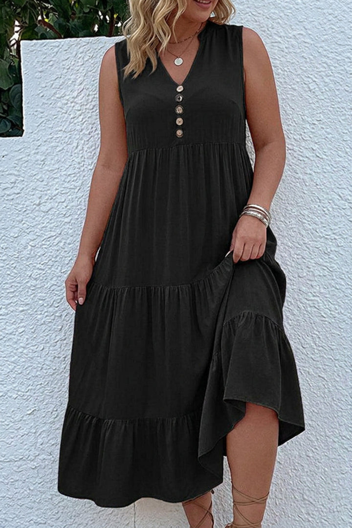 Calla - Tiered Midi Dress